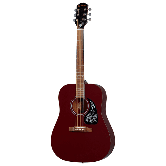 Guitarra Acústica Dreadnought Texana EpiPhone Starling Vino Wine Red Epiphone Starling