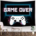 thumbnail image 2 of Tapiz decorativo para dormitorio - Game Over Controller Monitor - 200 x 150 cm grande - Papel pintado de tela - Tapiz estético de pared - Decoración panorámica, 2 of 3