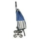 thumbnail image 1 of Carrito de compras plegable con ruedas de PU resistentes, ideal para supermercados y mercados. Diseño ligero y portátil con estructura de metal y bolsa de tela Oxford desmontable. Capacidad de carga, 1 of 6