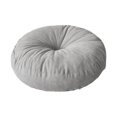 thumbnail image 4 of Cojín Redondo para Piso Adultos Niños Almohada Multifuncional Asiento Decorativo Silla Meditación Corduroy Resistente Adecuado para Relajación Lectura Gris claro, 4 of 8
