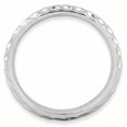 thumbnail image 2 of Bague en Argent Sterling Stackable Expressions Rhodium Taille 5, 2 of 3