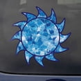 thumbnail image 4 of Sun Decal Blue Crystal Sticker Vinyl Rear Window Car Truck Laptop Sun Solar Wall Water and Fade Resistant 4 Inches, 4 of 4