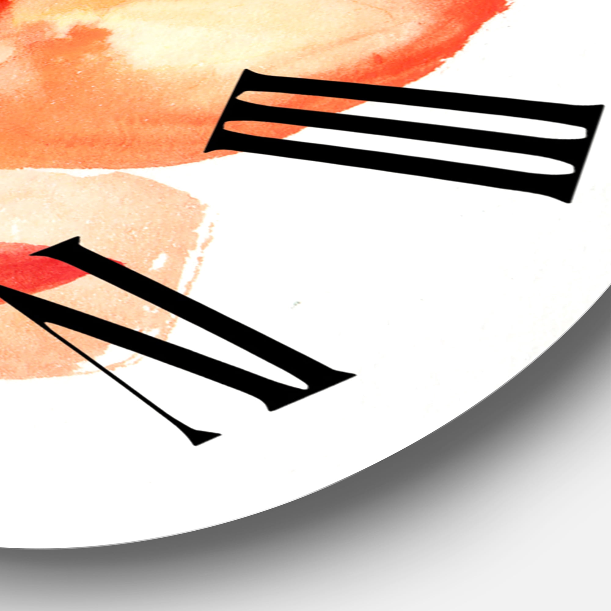 Designart 1 in Quartz Traditional Wall Clock