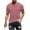 Orange, variant on Rloper-Lop Mens Crewneck T Shirts Casual Stylish Striped Printing Tees Lightweight Short Sleeve Striped Printign Shirts Summer Outdoor Tops Blue 3XL