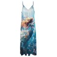 thumbnail image 4 of Mermaid Glitter Fish Scale Girls Sleeveless Dress for Women Clothing Female Women's Summer Skirt, 4 of 7