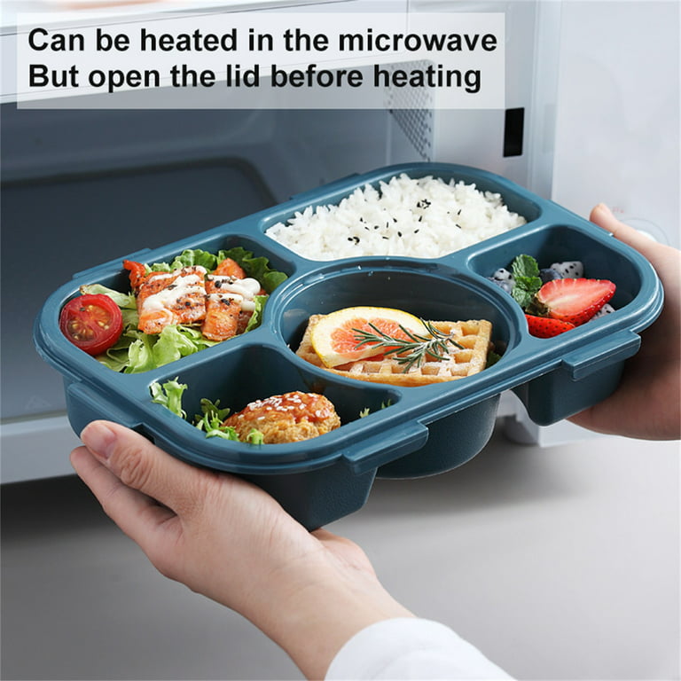 SunSunrise Men Women Double layers Lunch Box Portable Microwave Heating  Food Container 