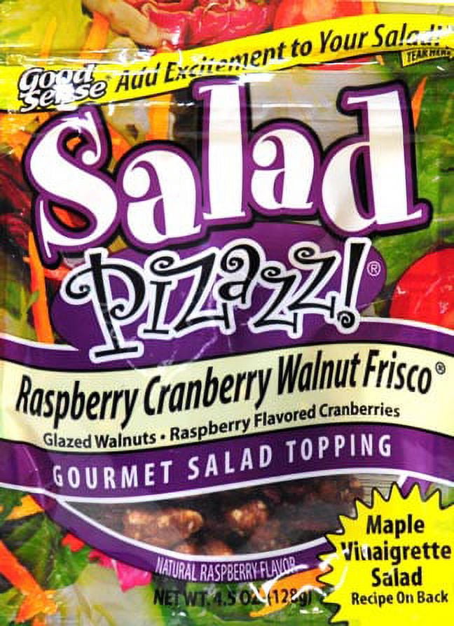 Salad Pizazz Raspberry Cranberry Walnut Frisco Salad Topper, 4.5 oz