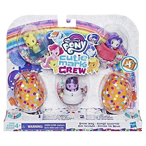 My Little Pony Toy Cutie Mark Crew Series 4 Surprise Pack: Snow Day Collectible 5-Pack Wit My Little Pony My Little Pony