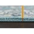 thumbnail image 4 of Traditional 2x8 Area Rug (2'7'' x 7'3'') Oriental Aqua, Gray Indoor Runner Easy to Clean, 4 of 7