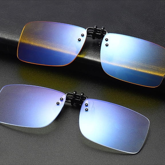 YUEYAN 1 Pcs Clip On Blue Light Filter Blocking Glasses Office Computer Ray Anti UK