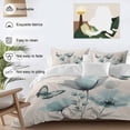 thumbnail image 3 of 3 Piece Tulip Butterfly Duvet Cover Set Full Size,Microfiber Comforter/Quilt Cover with Corner Ties and 2 Pillowcases,Vintage Spring Botanical Flowers Floral All Season Bedding with Zipper Closure, 3 of 8