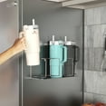 thumbnail image 2 of Sorbus Tumbler Organizer 3-Cup – Magnetic Wall Mount for 20-40oz Cups & Bottles, 2 of 8