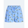 thumbnail image 5 of Free Assembly Women's and Women's Plus Linen Blend Print Shorts, 7" Inseam, Sizes XS-4X, 5 of 5
