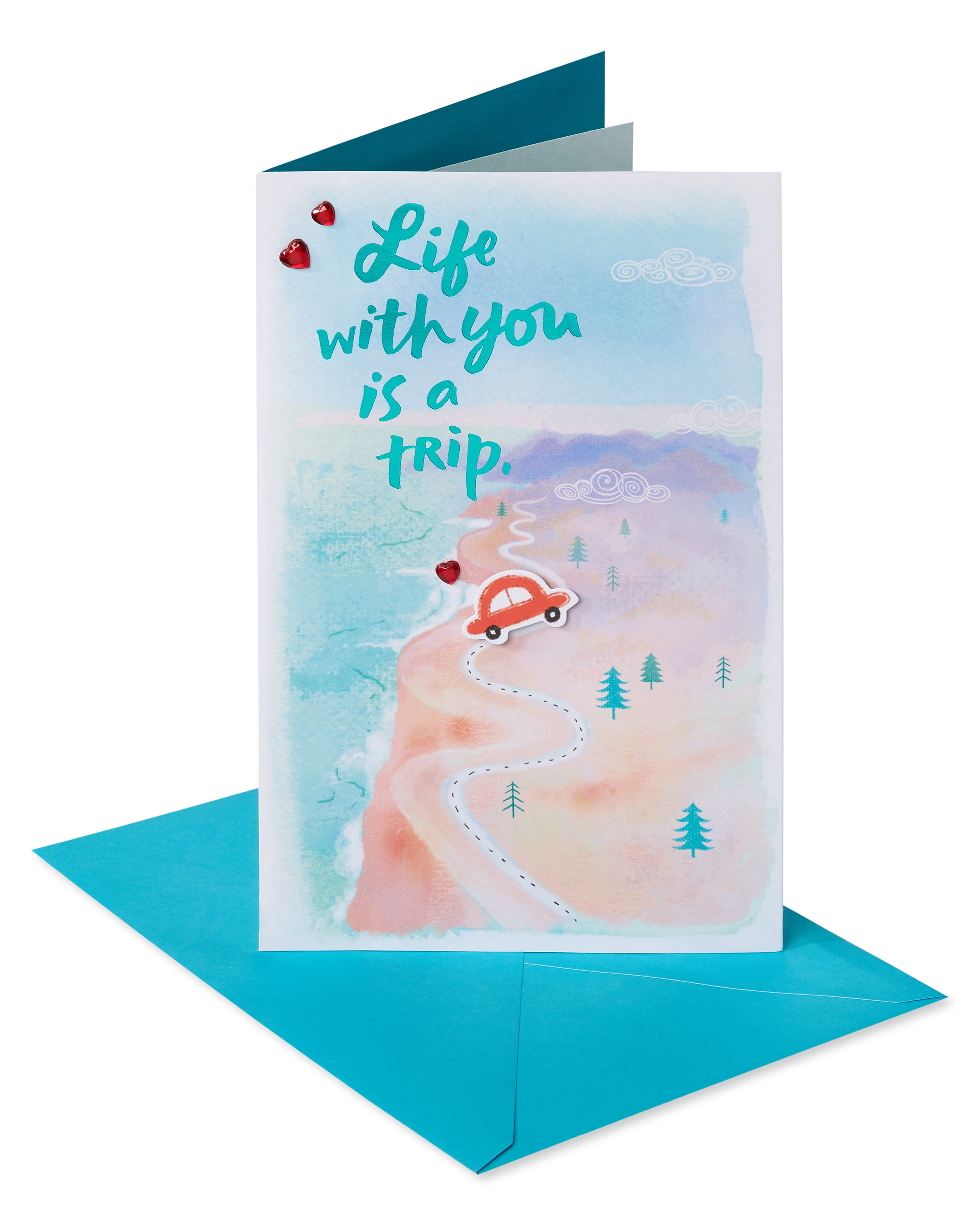 American Greetings Romantic Birthday Card (Life With You)