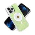 thumbnail image 2 of For iPhone 15 Pro Max Case Epoxy Real Flower Glitter Hybrid +2 Screen Protectors, 2 of 4