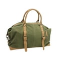 thumbnail image 2 of Vagarant Traveler Classic Antique Sytle Cotton Canvas Medium Duffle GYM Bag C75.GRN, 2 of 3