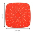 thumbnail image 2 of 1Pc Reusable Air Fryer Mat Steamer Air-fryer Liner Silicone Baking Mat, 2 of 8