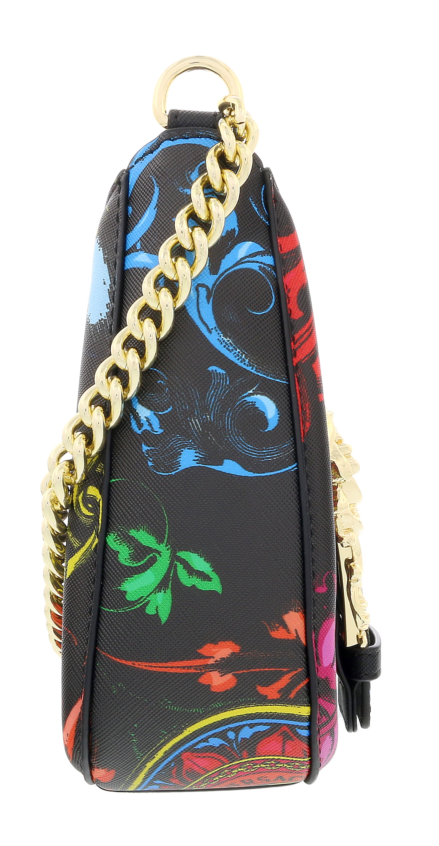 Versace Jeans Couture Multicolor Printed Hobo Oversized Baroque Buckle  Shoulder Bag for womens