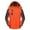 Orange, variant on Women's Insulated Ski Jacket with Hood All-Weather Windproof Winter Coat for Outdoor Activities Yellow XL