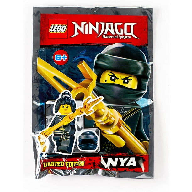 LEGO NINJAGO Minifigure NYA with Gold Kai Staff Limited