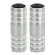thumbnail image 1 of Conectores de manguera de barbilla Unique Bargains para aire, agua, aceite, gas, combustible de 3/4" de acero inoxidable 304, 2 piezas, 1 of 6