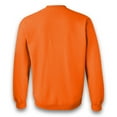 thumbnail image 6 of Gildan High Visibility Crewneck Sweatshirt Size – L | Men's Heavy Blend Fleece Safety Orange Hi Vis Long Sleeve Tee 8 Oz Pack 3, 6 of 6