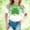 Green, variant on Cute Shirts for Girls St. Patrick's Day Shirt Shamrock Graphic Short Sleeve T Shirts Fashion Irish Pullover Tops T-Shirts Toddler To Big Kid 4-5 Years(Green)