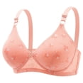 thumbnail image 2 of Abcnature Daily Comfort Bras for Women Thin and Steel Hoop Gathered Breathable Underwear for Daily Bras, 2 of 3