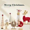 thumbnail image 5 of Lindo adorno de fieltro de oveja, adorno de escritorio navideño, colgante de árbol de Navidad, artesanías de mesa personalizadas para decoración del hogar, 5 of 5
