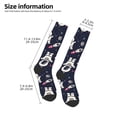 thumbnail image 2 of Cauagu Cartoon Spaceship Print Women's Men's Ankle Socks 1-pack Casual Athletic Socks for Unisex Adult Moisture-Wicking Socks for Daily Wear/Running/Sport, 2 of 8
