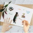 thumbnail image 5 of Graduation Cap Clear Stamps Books Trophie Words Reusable Postmark Transparent Silicone Stamp Seals, 5 of 9