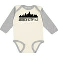 thumbnail image 3 of Inktastic Jersey City New Jersey City Skyline Boys or Girls Long Sleeve Baby Bodysuit, 3 of 5