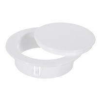 Uxcell Round Air Vent 4" (102mm), PP Vent Cover Fit for 4-4.4" Hole for Bathroom Office Kitchen Bedroom Ventilation, White