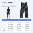 thumbnail image 2 of Cauagu Sunflowers Mens Pajama Pants Sleep & Lounge Pants,PJ Bottoms with Pockets-XX-Large, 2 of 7