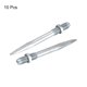 thumbnail image 3 of M10x28mm 100mm Longitud Tubería Abrazadera Clips Clavos Carbono Acero Clavo Plateado Tono 10uds Unique Bargains abrazaderas, 3 of 4