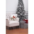 thumbnail image 3 of Deck The Halls Cardinal Christmas Printed Throw Pillow, 18" x 18", 3 of 4