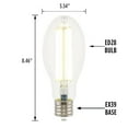 thumbnail image 6 of Westinghouse Lighting 5225120 32 Watt (175 Watt HID Equivalent) ED28 Daylight High Lumen Filament LED Light Bulb, Extended Mogul Base, 6 Pack, 6 of 7