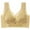 Yellow, variant on Women's Seamless Latex Bra Fixed Cup Wireless Lingerie, Plus Size Push Up Support Underwear, Accessory Breast Smoothing Vest, Lifting Gathering Daily Top