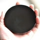 thumbnail image 3 of Espejo de obsidiana de piedra de cristal natural con forma de disco plano, soporte para adornos decorativos para el hogar, 3 of 5