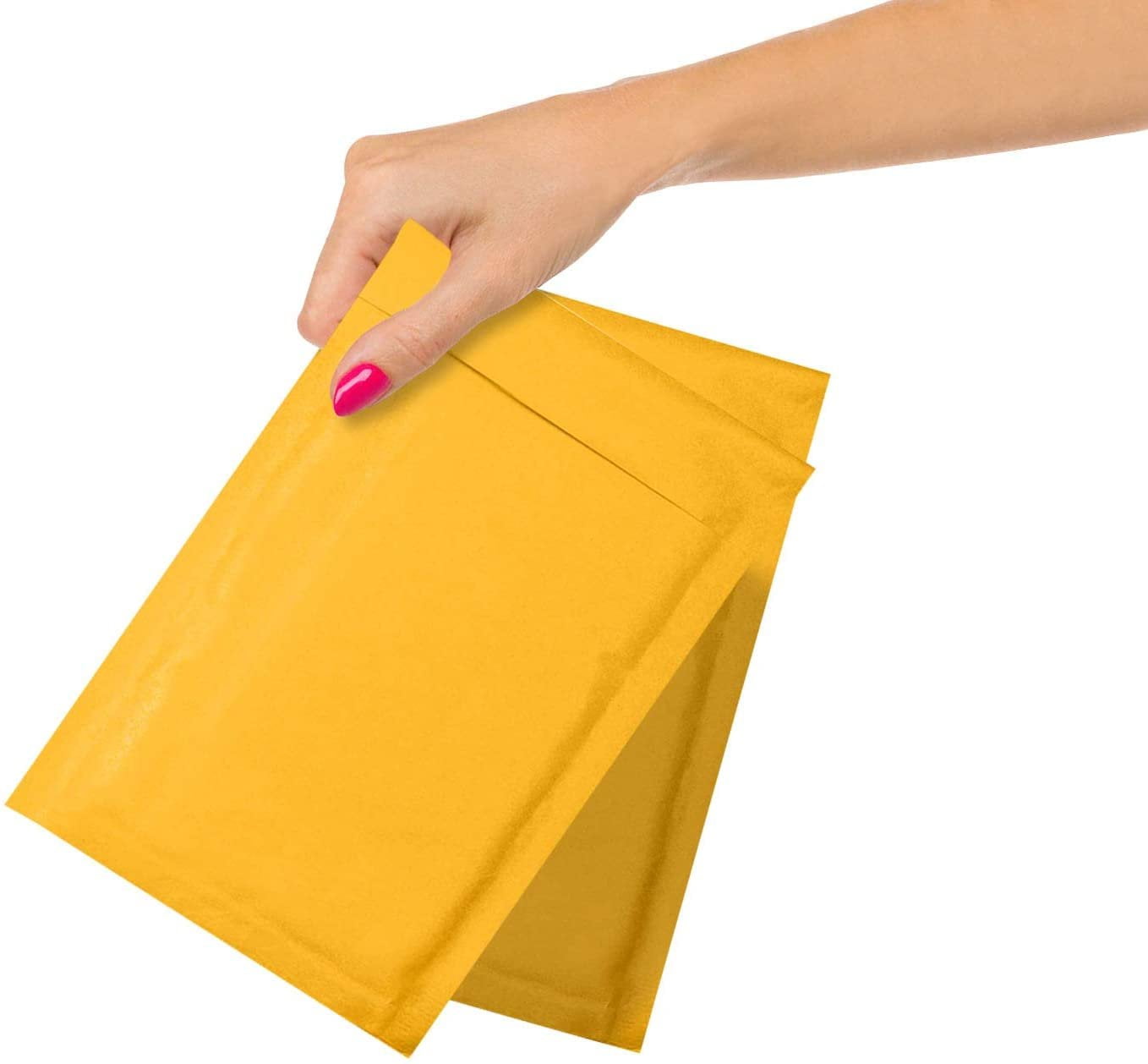 10 Metallic Yellow 6.5"x9" Foil Mailing Postage Postal Bags 