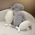 thumbnail image 6 of 40/50cm Kawaii Manatee Plush Toy Cute Dugong Plush Doll Lifelike Sea Cow Animal Stuffed Pillow Kids Birthday Gifts Room Decor, 6 of 6