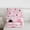 Pink, variant on Homewish Teens Modern Minimalism Bedding Comforter Set, Memphis Abstract Artwork Twin Comforter Sets, Kawaii Pink Cartoon Reversible Bedding Set, Lightweight Room Decor, 2pcs
