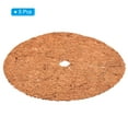 thumbnail image 3 of Uxcell 15" Coconut Fiber Mulch Ring Thick Mat Tree Protector Root Soil Cover, 5 Pack, 3 of 5