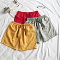 thumbnail image 4 of sunsanly Summer Men Swimwear Beach Shorts Solid Color Elastic Waist Quick-drying Breathable Shorts Trunks Swimming Pants, 4 of 8