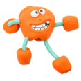 thumbnail image 1 of Bola de cuerda interactiva molar juguete de perro de goma con sabor a leche (naranja) Afortunado Sencillez, 1 of 5