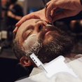 thumbnail image 1 of Plantilla de peinado para dar forma a la barba de doble Ndcxsfigh cara para hombres peine modelador de cabello (blanco), 1 of 7