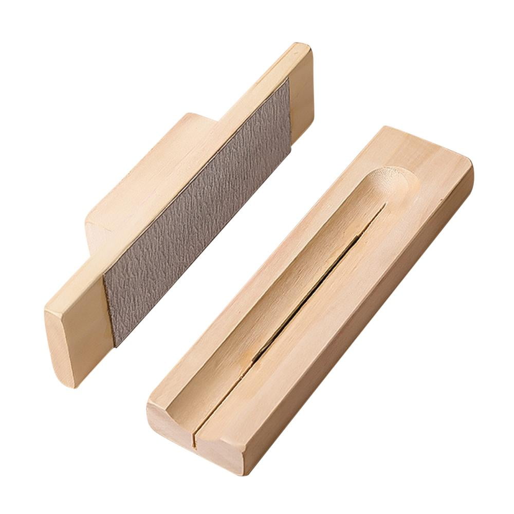 Häfele Clam Grip Oak Recessed Handle Wood Real Natural to Paste On Furniture 