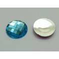 thumbnail image 5 of U8MO 50pcs Blue Acrylic Flatback Crystal Rhinestone Round Gem Beads 18mm No Hole, 5 of 5