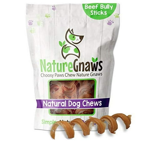UPC: 0855357007277 | Nature Gnaws Bully Stick Springs for Dogs – Premium Natural Beef Bones – Long Lasting Spiral Dog Chew Treats – Rawhide Free – 7-10 Inch (6 Count)