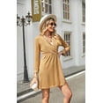 thumbnail image 3 of Richie House Women's Long Pullover Sweater Dress Midi dress Size XS-XL ARH2066-A-S, 3 of 5
